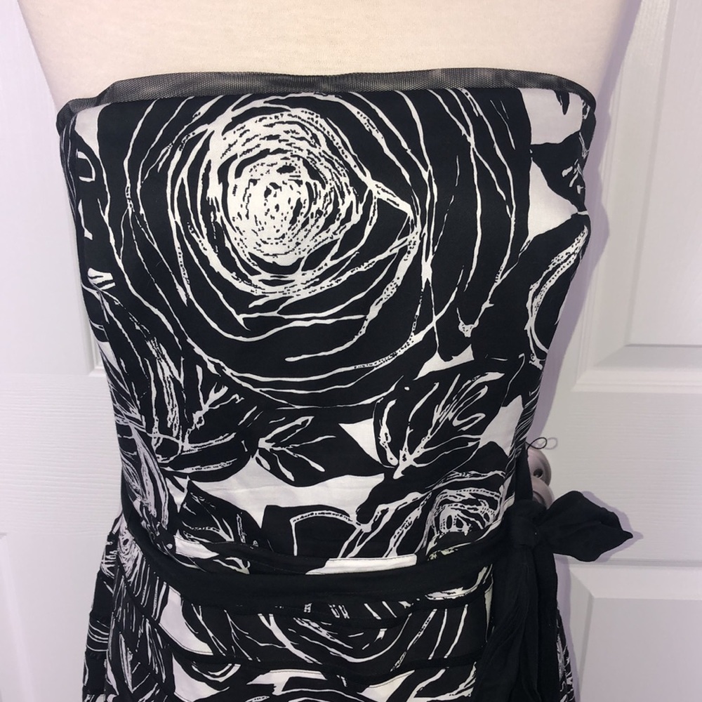 White House Black Market strapless A-line dress size 14